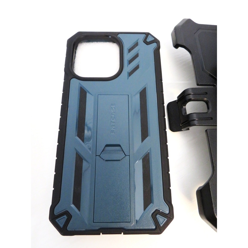 NWT FNTCASE iPhone 15-Pro-Max Case with Belt-Clip Blue Kickstand Military Grade - Picture 6 of 13